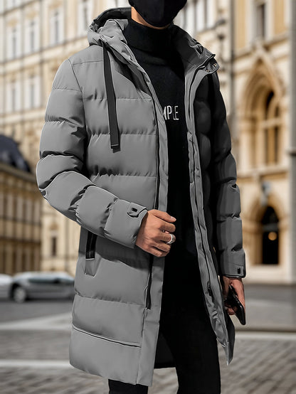 Warme gepolsterte Winterjacke mit elegantem Stil für Herren | Ideal für den Winter