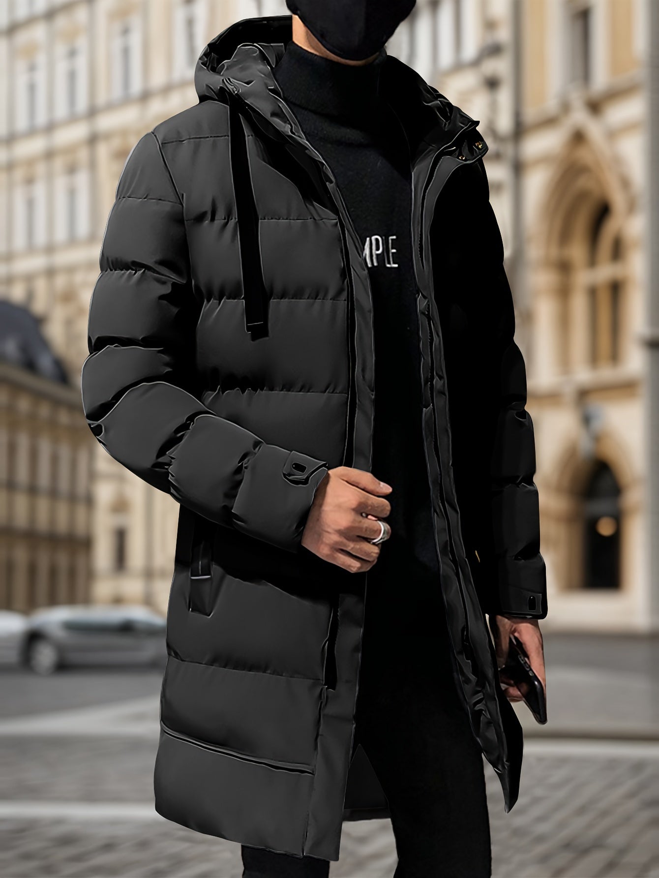 Warme gepolsterte Winterjacke mit elegantem Stil für Herren | Ideal für den Winter